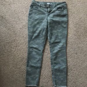 Camo super skinny rockstar pants